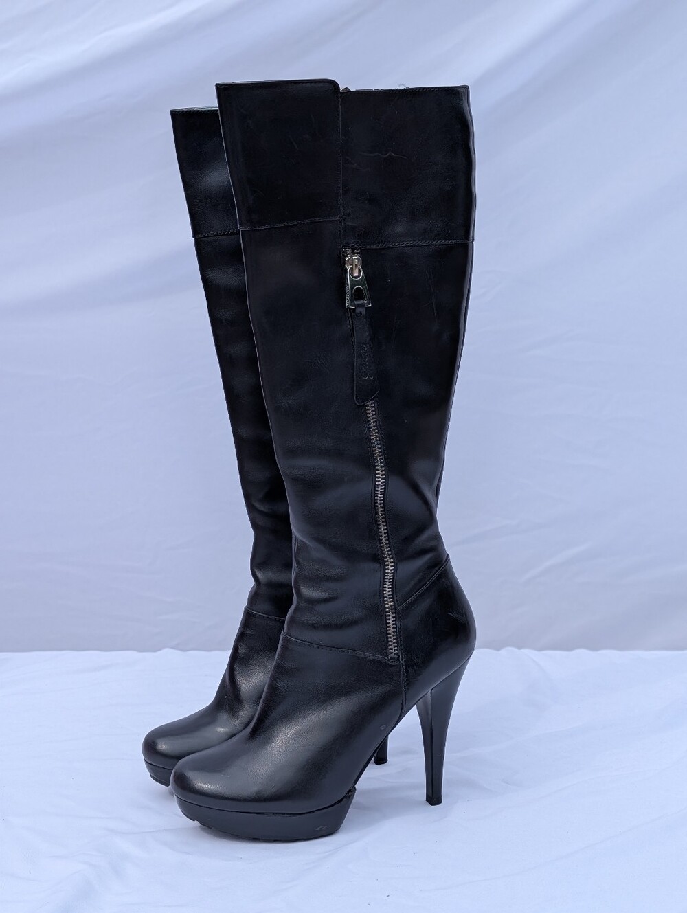 Guess By Marciano GW Teddie Leather Platform Heels